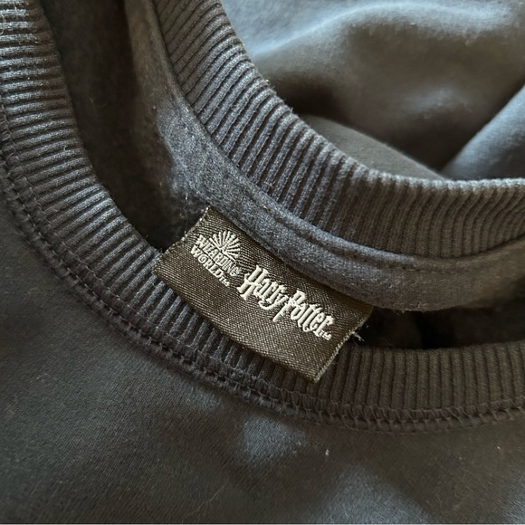 Harry Potter Hogwarts Crewneck Sweatshirt Youth (14-16) L Crest Blue Sweater - Picture 6 of 11